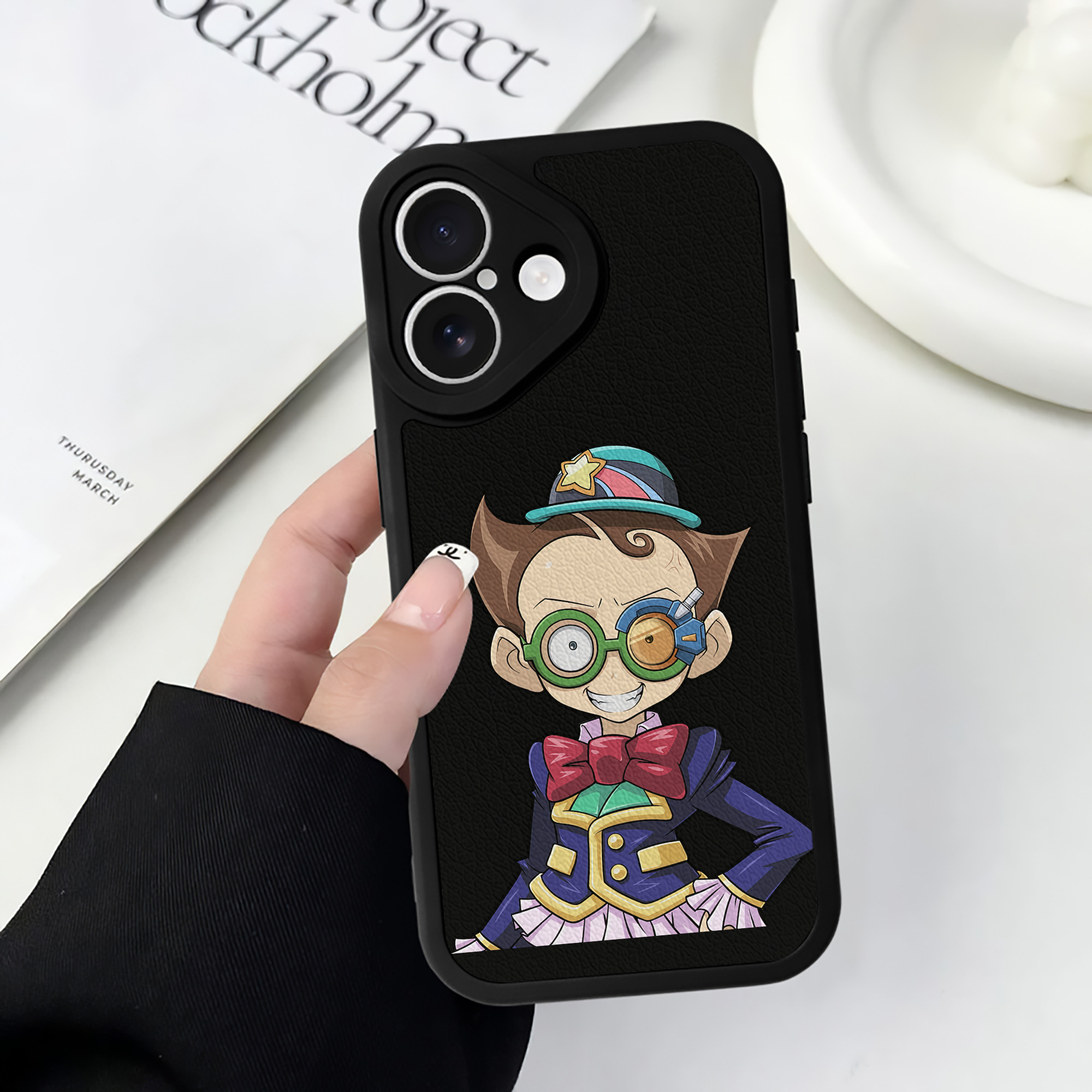 遊☆戯☆王 Yu-Gi-Oh! 【iPhone 16シリーズ対応】シリコンスマホケース（レザー調） 材質：シリコン